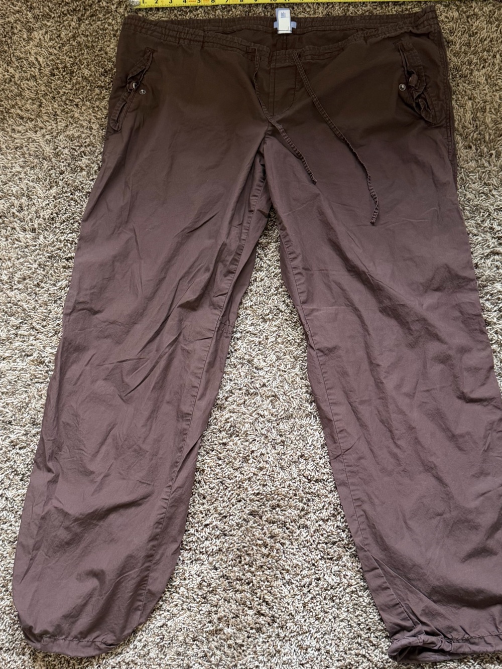 GAP Maternity Brown Drawstring Jogger Pants